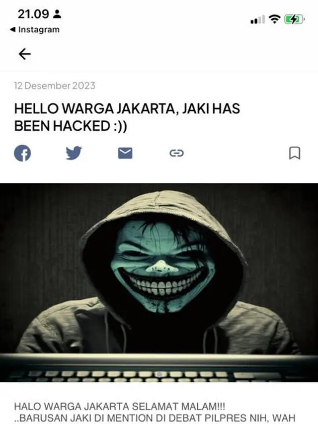 Aplikasi JAKi Diretas