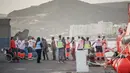 Penjaga pantai Spanyol telah menyelamatkan 86 orang dari kapal migran yang hilang lebih dari seminggu yang lalu di lepas Kepulauan Canary. (AFP/Desiree Martin)