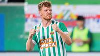 &nbsp;Striker&nbsp;PEC Zwolle,&nbsp;PEC Zwolle, dikabarkan bakal dinaturalisasi Federasi Sepak Bola Malaysia (FAM) untuk membela Timnas Malaysia. (GEORG HOCHMUTH / APA / AFP)