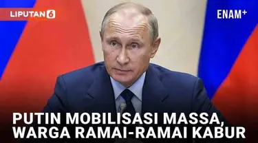 Invasi Rusia ke Ukraina tak kunjung mereda. Terbaru, Presiden Rusia Vladimir Putin mengumumkan mobilisasi massa untuk membela Rusia. Pengumuman itu menimbulkan kepanikan warga hingga tiket ke luar negeri ludes terjual.