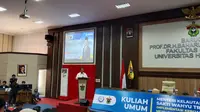 Kuliah Umum di Unhas, MKP Ajak Mahasiswa dan Akademisi Implementasikan Ekonomi Biru