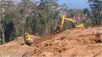 Salah satu aktivitas tambang ilegal di Konawe Utara yang kini ditangani Gakkum KLHK Sulawesi.(dok Gakkum KLHK/Liputan6.com)