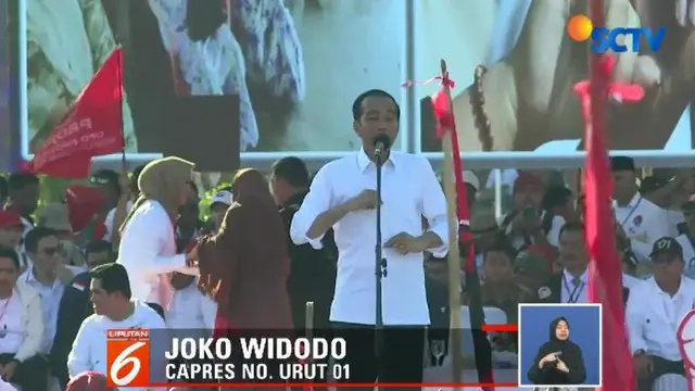 Kampanye di Batam, Jokowi Perkenalkan 3 Kartu Sakti