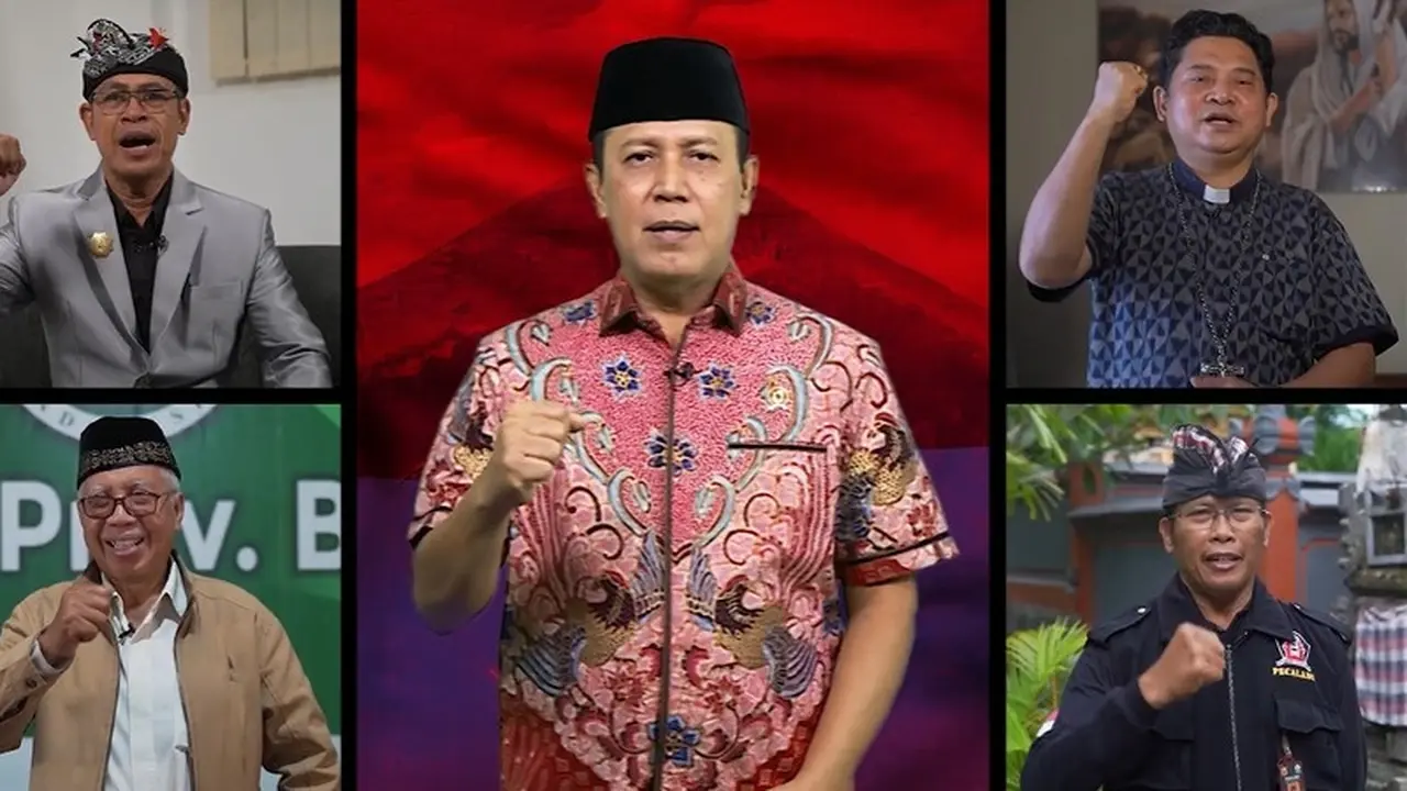 Kepala BNPT Boy Rafli Amar bersama para Pemuka Agama dan Adat Bali mengajak umat beragama menyukseskan Presidensi G 20