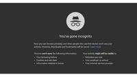 Fitur Incognito Mode pada peramban (Sumber: Medium)