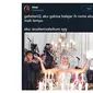 Guyonan Warganet Terkait Busana Seleb Dunia di Met Gala 2019 (sumber: twitter/@aishakinaaa)