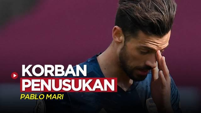 Berita video pemain pinjaman dari Arsenal di Monza, Pablo Mari, menjadi korban penusukan di Italia pada Kamis (27/10/2022) malam hari waktu setempat.