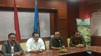 Ketua DPR Bambang Soesatyo menyambangi kantor PWI (Liputan6.com/ Radityo Priyasmoro