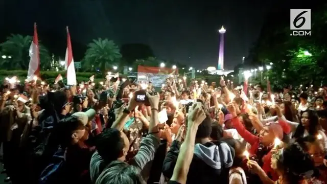 Aksi Bakar Lilin Peringati Hari Lahirnya Pancasila