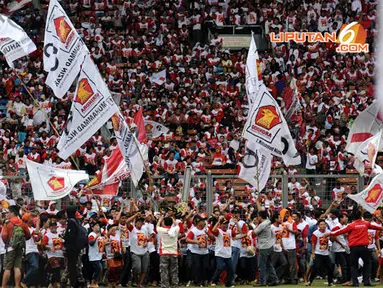 [FOTO] Semarak Kampanye Gerindra Bersama Prabowo 