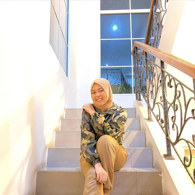 Potret Selfi LIDA pakai hijab.