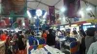 Lokasi penjualan merchandise Asian Games 2018. Foto: Liputan6.com/Bawono Yadika