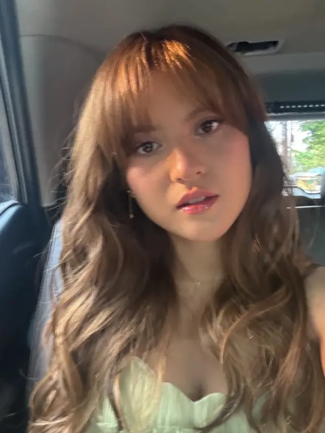 Marsha Aruan tampil dengan gaya rambut yang diwarnai. [@aruanmarsha]