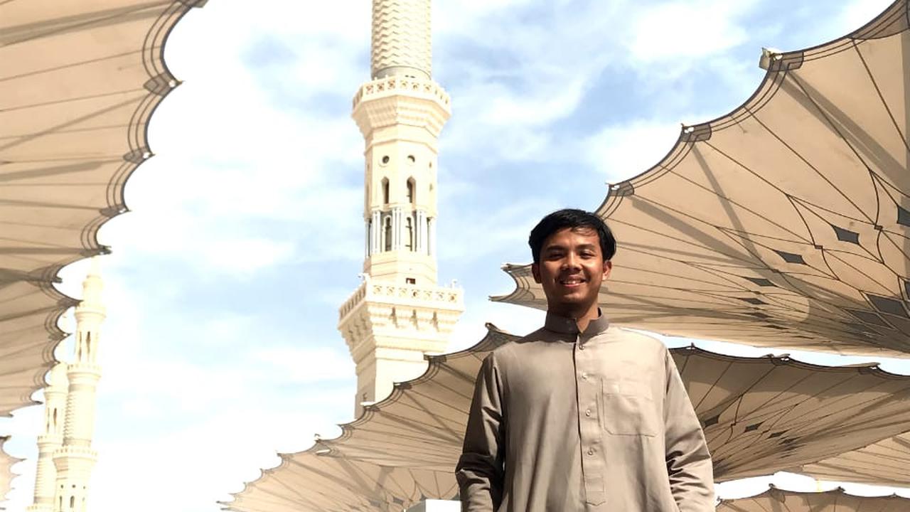 Umrah backpacker. (Foto: Liputan6.com/Dok. pribadi/Alief Enstein)