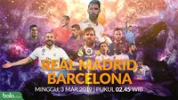 La Liga: Real Madrid Vs Barcelona Head to Head (Bola.com/Adreanus Titus)