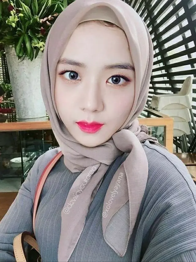 6 Editan Foto Jisoo Blackpink Jika Tinggal di Indonesia Ini Bikin Ngakak