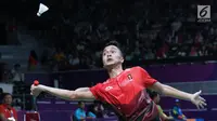 Asian Games: Anthony Takluk dari Momota, Indonesia Tertinggal 0-1 Kontra Jepang