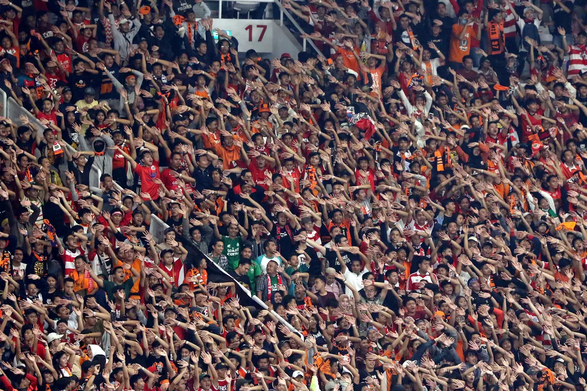 Dukung Persija Jakarta, Ribuan Suporter The Jakmania Padati Stadion GBK