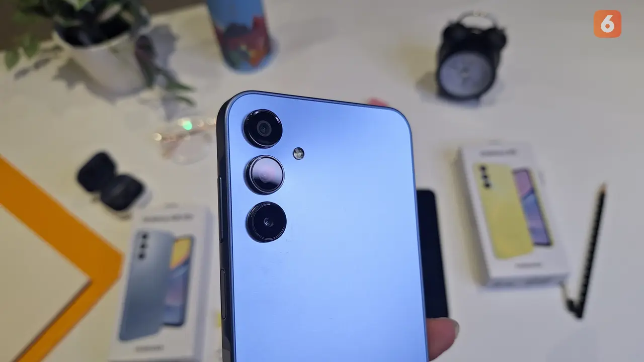 Samsung Galaxy A15 5G. (Liputan6.com/Giovani Dio Prasasti)