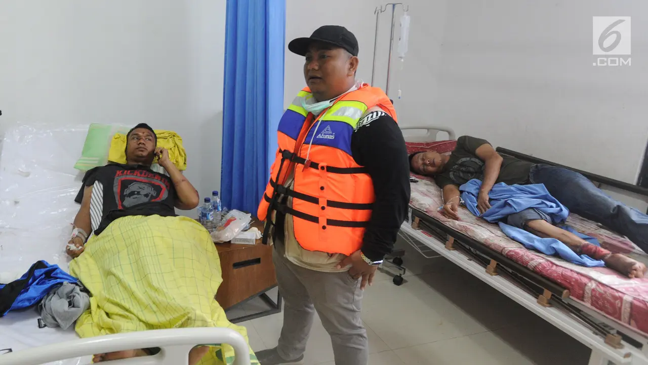 Korban Tsunami di Tanjung Lesung Dievakuasi ke Puskesmas