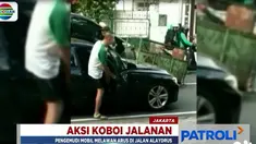 Aksi bak koboi jalanan ini sempat menarik perhatian warga karena dinilai arogan.