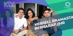 Meski sudah berpenghasilan sendiri, Verrell Bramasta ternyata masih berharap THR.