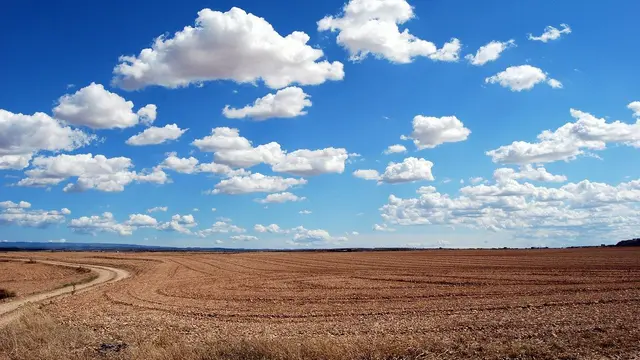Ilustrasi langit, awan