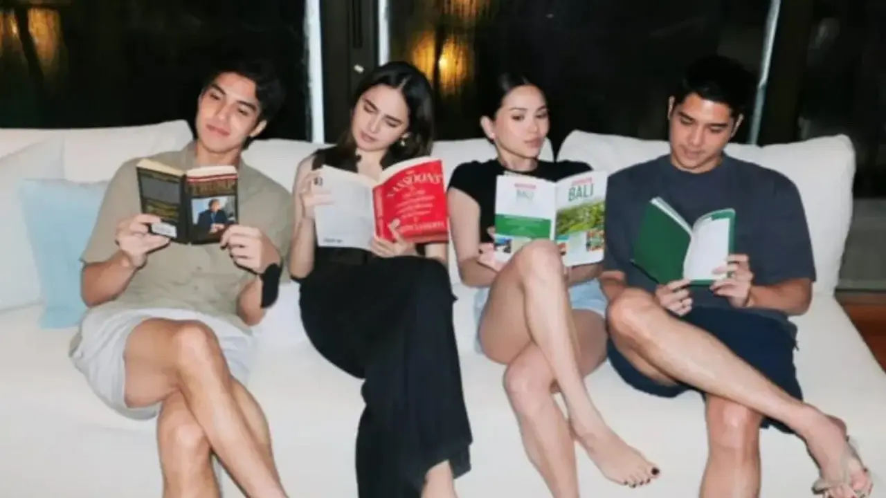 Syifa Hadju dan Alyssa Daguise saat diajak liburan Maia Estianty ke Bali