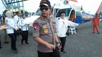 Kapolri, Jenderal Pol Tito Karnavian, di Posko Terpadu Angkutan Lebaran (Angleb) 2018, di Terminal Terpadu Merak (TTM), Kota Cilegon, Banten, Senin (11/06/2018). (Liputan6.com/Yandhi Deslatama)