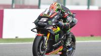Selain merebut pole position MotoGP Qatar 2018, pembalap Yamaha Tech 3, Johann Zarco juga mencetak rekor lap tercepat di Sirkuit Losail. (Twitter/Yamaha Tech 3)