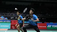 Bagas Maulana/Muhammad Shohibul Fikri tidak berhasil mengulang kemenangan mereka di All England 2022