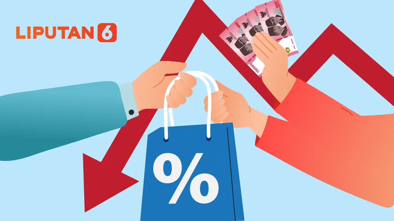 Banner Infografis Lesunya Daya Beli Masyarakat di Lebaran 2025, Sebab Akibat dan Siasatnya