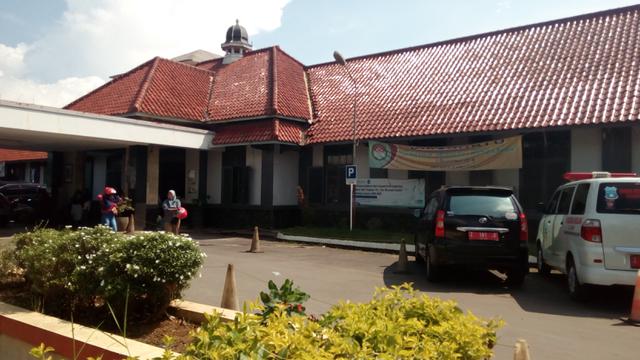 Salah satu bangunan utama gedung RSUD dr. Slamet Garut, Jawa Barat