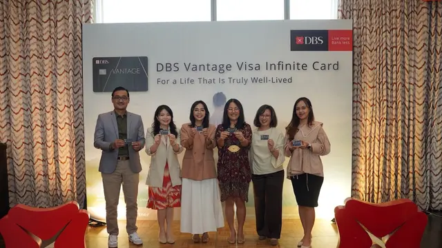 Bank DBS Indonesia resmi meluncurkan produk kartu kredit terbarunya, yakni Kartu Kredit DBS Vantage Visa Infinite. (Bank DBS Indonesia)