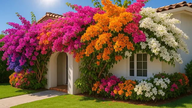 Tanaman Hias Depan Rumah yang Tahan Panas Hunian Tetap Hijau Tanpa Ribet/Ilustrasi gambar oleh AI