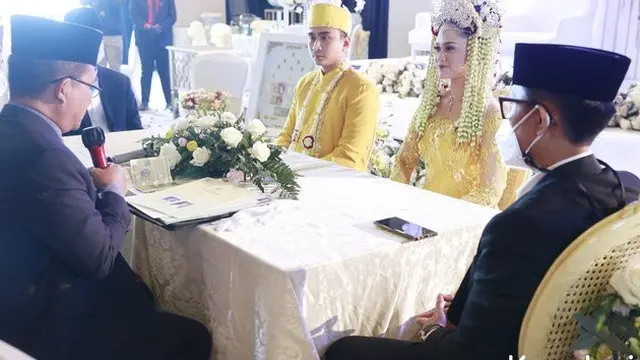 7 Momen Pernikahan Lutfi Agizal dengan Nadya Indry, Maharnya Pakai Poundsterling