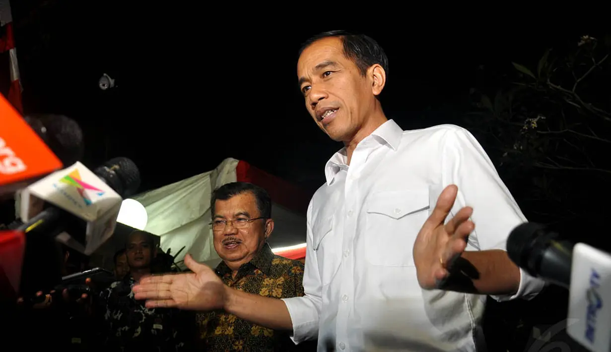 Presiden Terpilih Joko Widodo atau Jokowi meminta para pokja juga tetap mengawasi seluruh kerja pemerintahan yang akan dia pimpin, Jakarta, (28/9/14). (Liputan6.com/Miftahul Hayat) 
