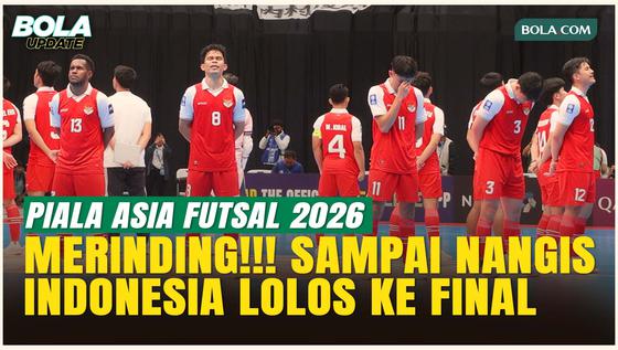 Tangis Haru Pemain Timnas Futsal Indonesia usai Tumbangkan Jepang, Melaju ke Final Piala Asia 2026!