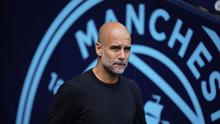 Pep Guardiola pada laga Man City vs Tottenham di pekan ke-2 Premier League 2025/2026 (c) AP Photo/Dave Thompson