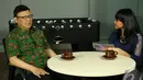 Menteri Dalam Negeri Tjahjo Kumolo berdialog dengan Liputan6.com terkait pengosongan kolom   agama di KTP, Jakarta, Senin (10/11/2014)(Liputan6.com/Dono Kuncoro)