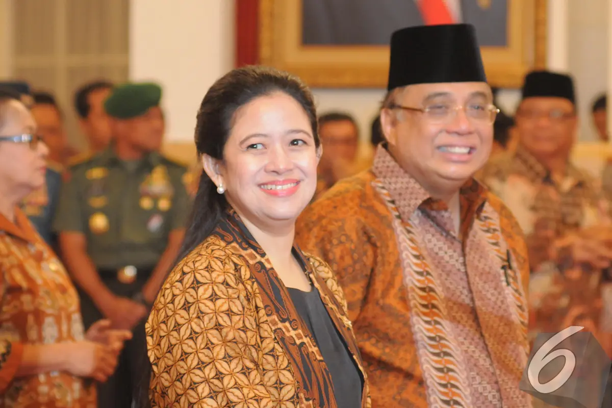 Suasana Pelantikan Menteri Kabinet Kerja di Istana Negara