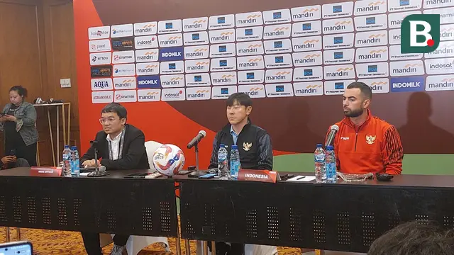 Konferensi pers Timnas Indonesia Vs Irak di Kualifikasi Piala Dunia 2026