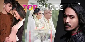 Bintang top three hari ini ada kabar bahagia dari pernikahan Vicky Shu dan Ade Imam, hamil 8 bulan, berat badan Celine Evangelista naik 25 Kilogram dan Aurelie Moremans lihat Ello banyak berubah.