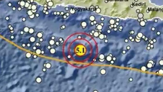 Gempa Laut M 5,1 Menggetarkan Bantul