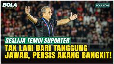 Persis Terpuruk, Milomir Seslija Bicara Langsung ke Suporter!