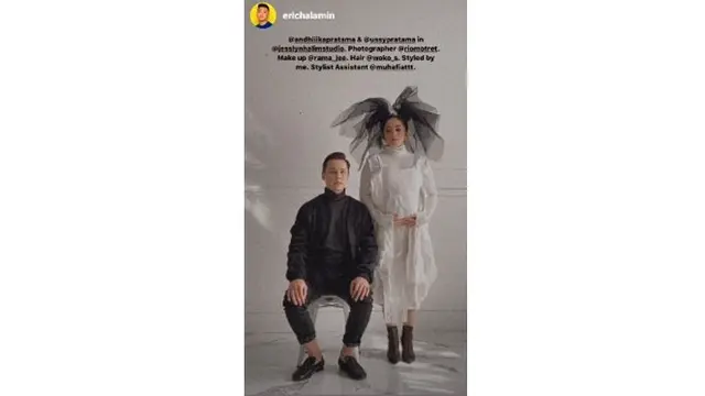 6 Gaya Maternity Shoot Ussy Sulistiawaty Bertema Fashionable, Tampil Modis