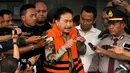 Bonaran ditetapkan sebagai tersangka karena diduga telah menyuap Akil Mochtar semasa menjabat sebagai hakim MK sebesar Rp 1,8 miliar, Jakarta, Senin (6/10/2014) (Liputan6.com/Miftahul Hayat)