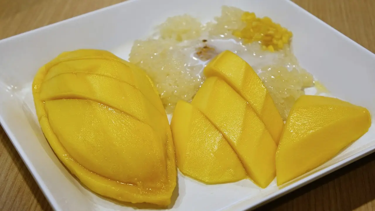 Mangp sticky rice