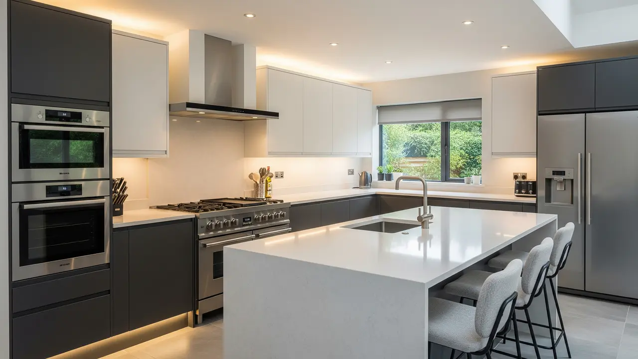 Desain Dapur Modern dengan Exhaust Fan