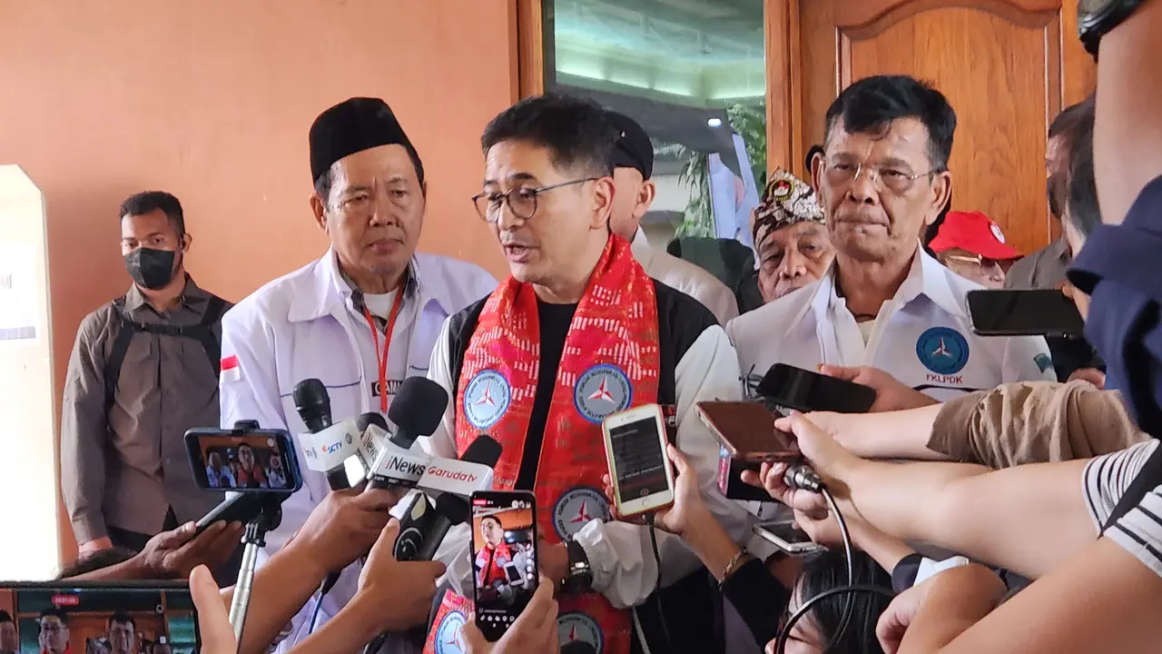 Ketua TPN Ganjar-Mahfud Arsjad Rasjid saat ditemui wartawan di Cawang, Jakarta, Selasa (28/11/2023).